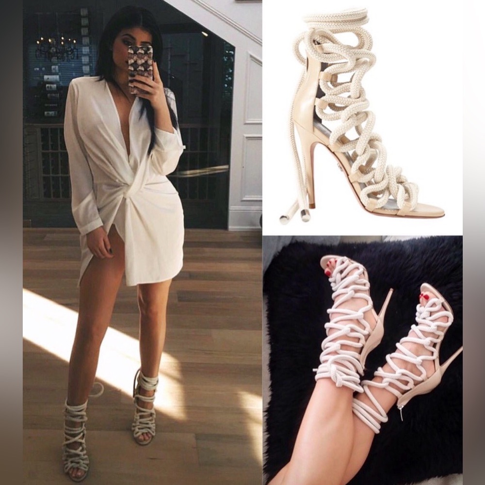 Monika Chiang Imena Cashmere Suede Sandal - Picture 4 of 8
